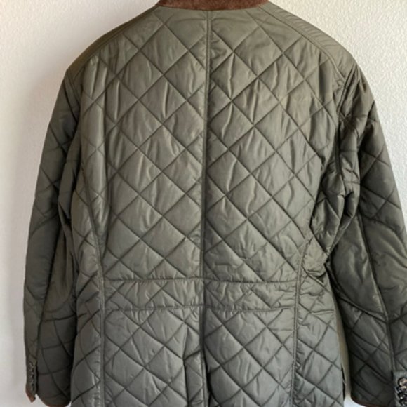 Polo Ralph Lauren Vintage Men's Medium Northfield Quilted Olive Jacket - Picture 5 of 16